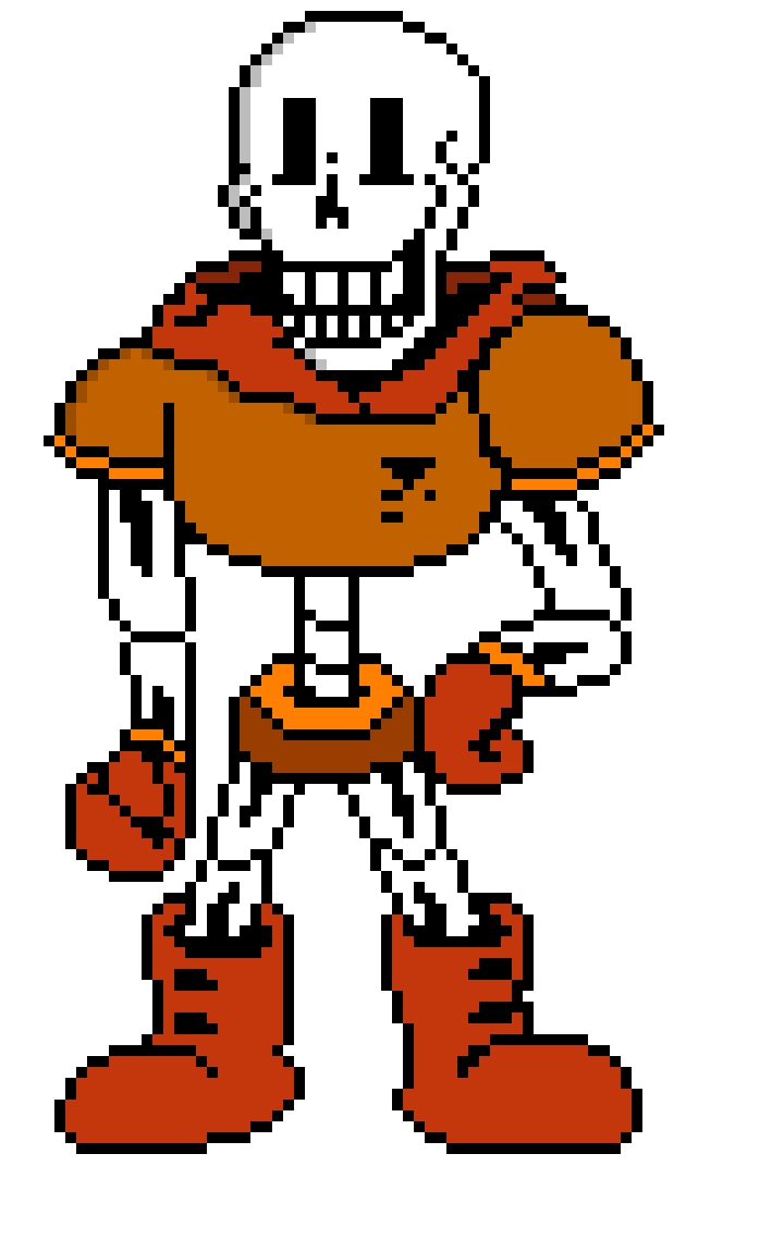 [5accb8] (Instead of opening another thing and trying to find my sprite when I need to switch, I just have all my sprites in separate tabs. -Geekazoid)}SE!Papyrus