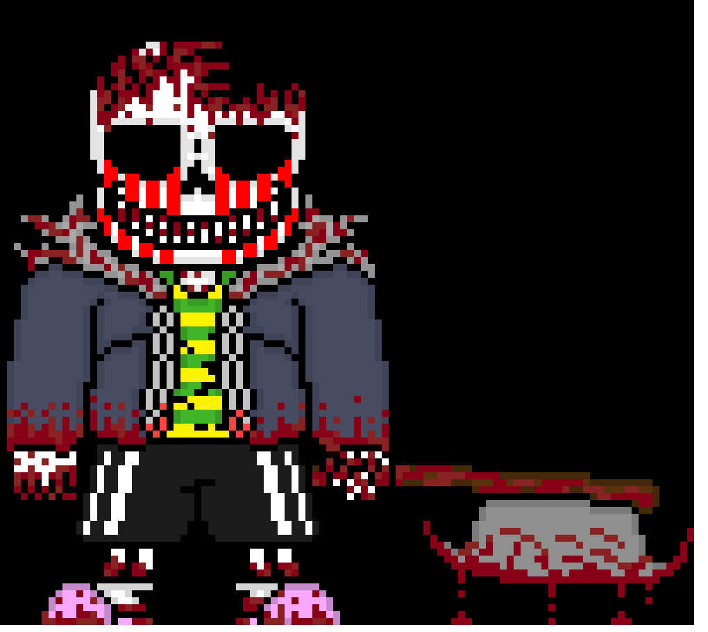 [e8cb42] (i know but Terror doesnt know, plus he feels like time will make HorrorTale events happen to AsassinTale (thats if you do the funni with time) so thats why he is acting this way) .... Tori?! i-is that  yo-you?!