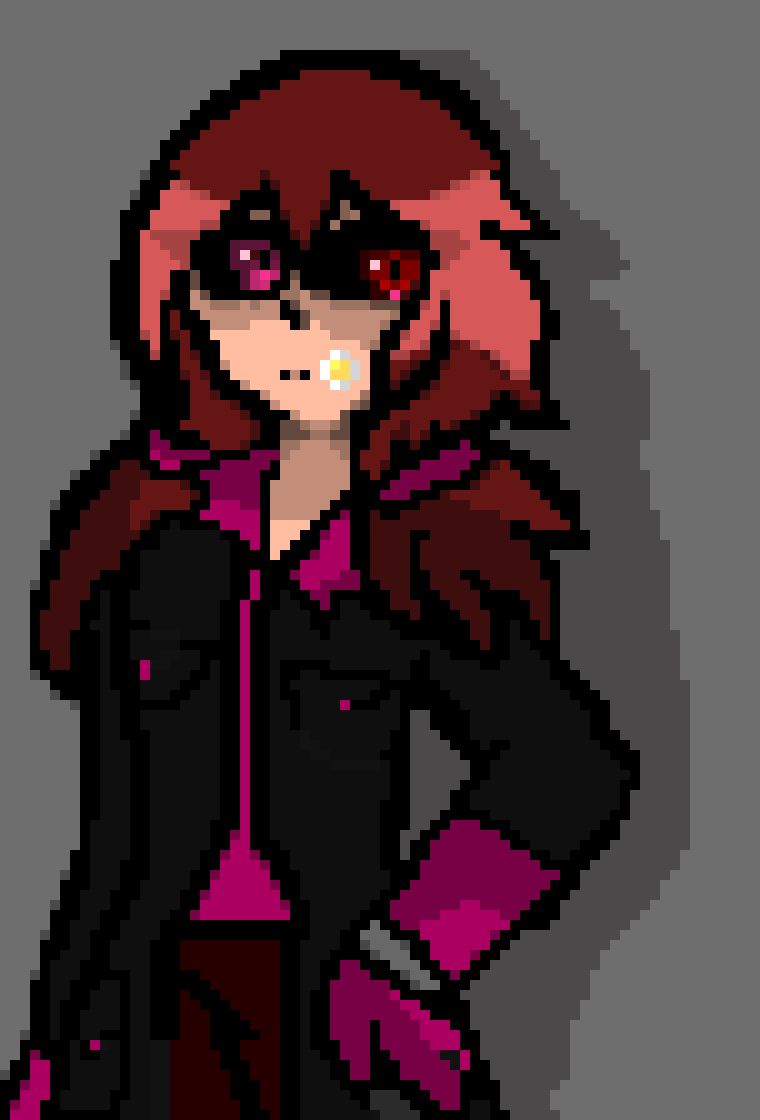 [a8a3be] -She sit down ... looking away-