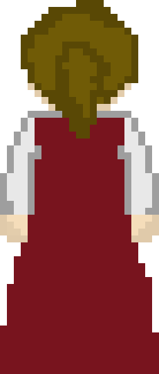 [8581ae] Villager Female Back