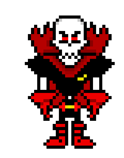 [9664c4] UF!Papyrus. (Red eyes.)