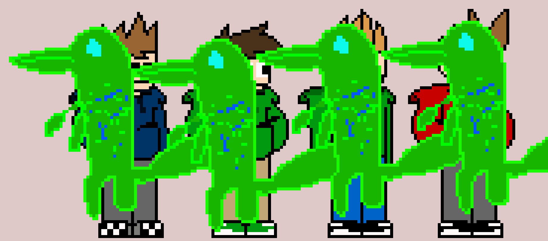 [b8a66e] lizerdman kalles hise freundes and the freuned sit on the peopel and bekomme hepi, but lizerdman is stille waiteng for Sky to pet 