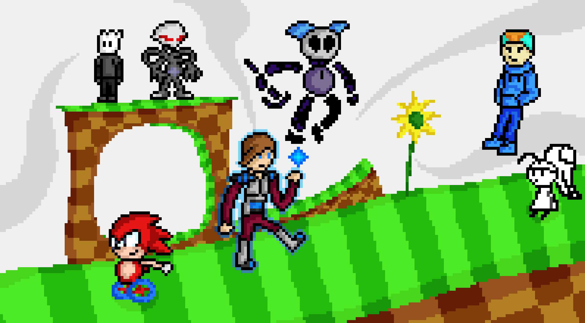 [8de716] i finished the suggestions thing from a few hours ago. imma be sketching a few random original characters on a piece of paper so i can turn that into pixel art form