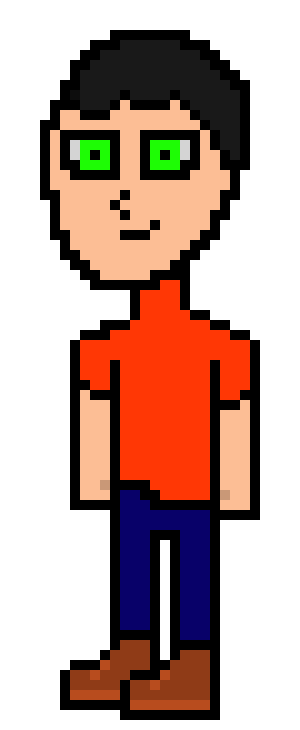 [d436d4] Good afternoon guys I tried to make myself in pixel art form (ES)