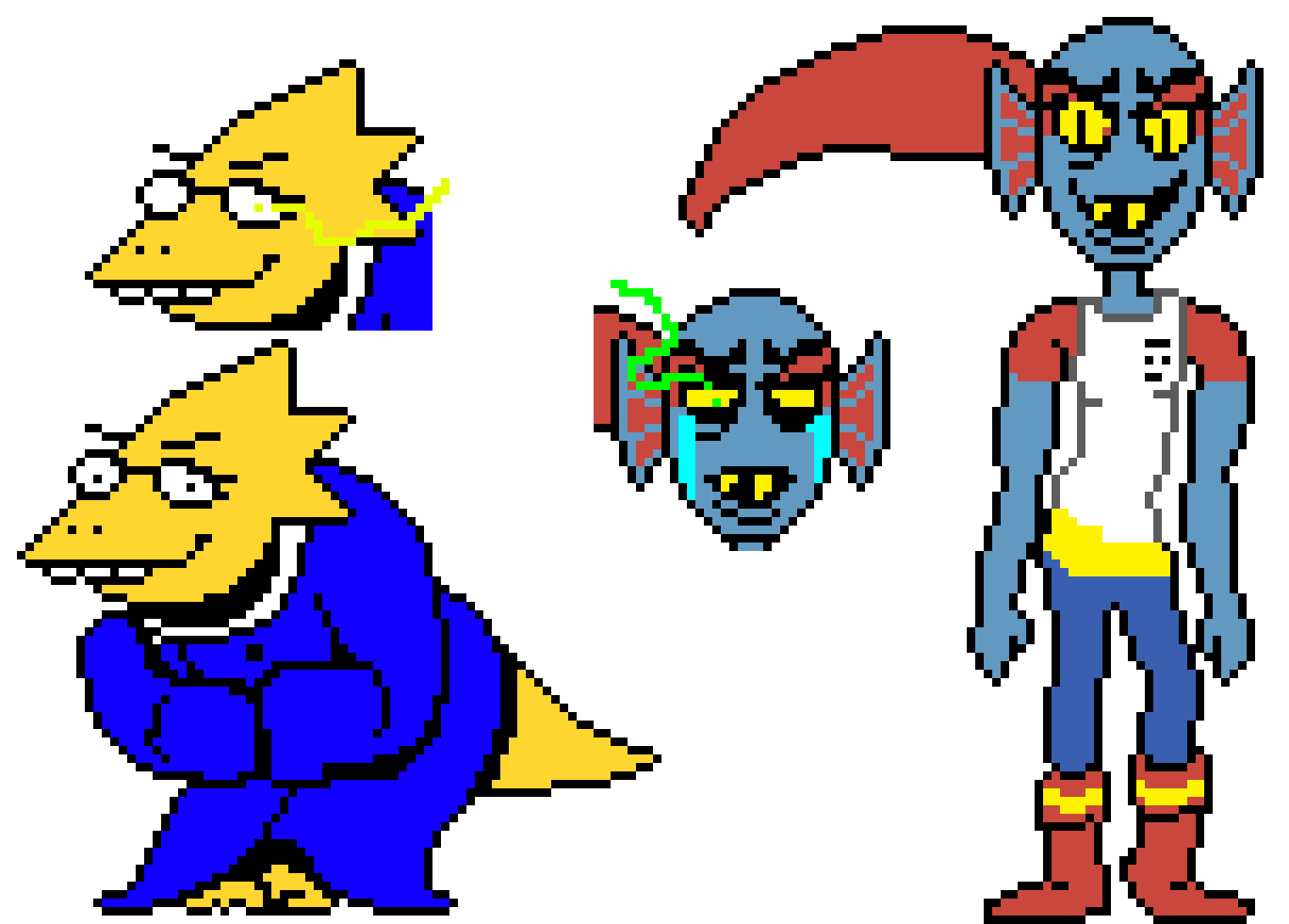 [9664c4] Undyne and Alphys switchertale 