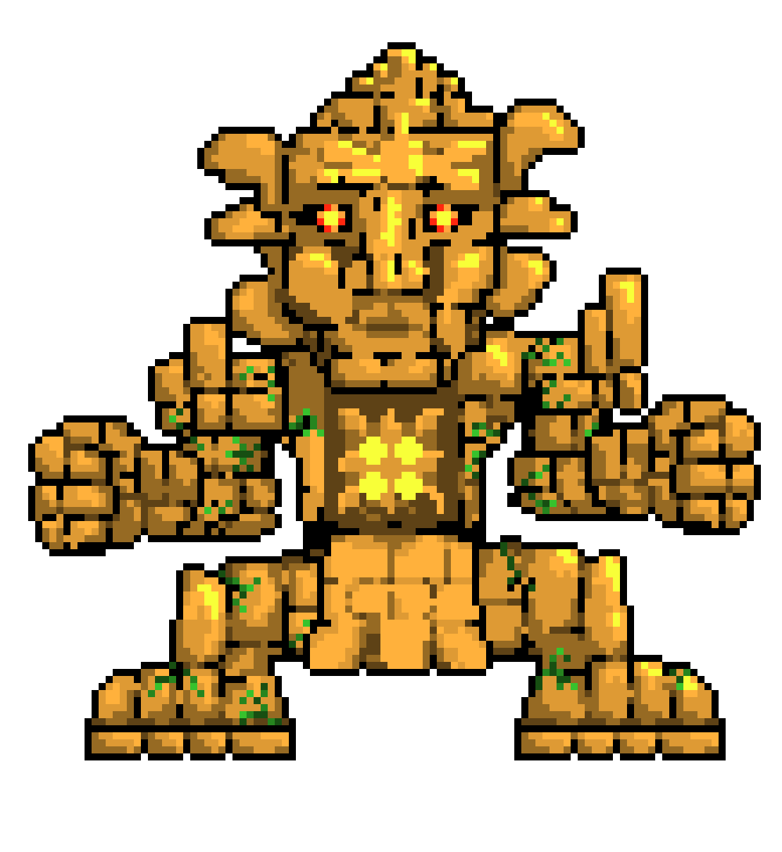 [36c676] Golem: "You currently do not show any known signs of capability to initiate violence on a titanic scale."