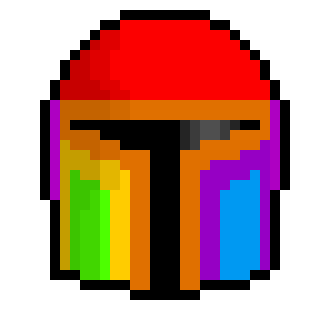 [87c520] UPAM Rainbow Mandalorian