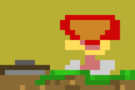 [90896a] Aw, yeah! Okay, I'll get off your sprite now. Nice talking to ya, Wobot!