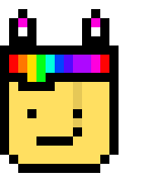 [401102] *hiding behind a small box*-Child rainbow.