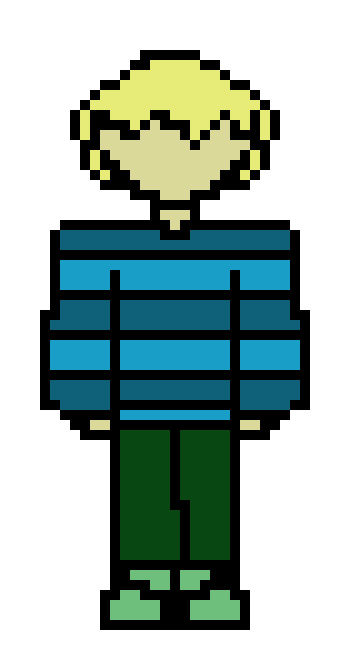 [d52099] Custom Undertale Human Sprite Template