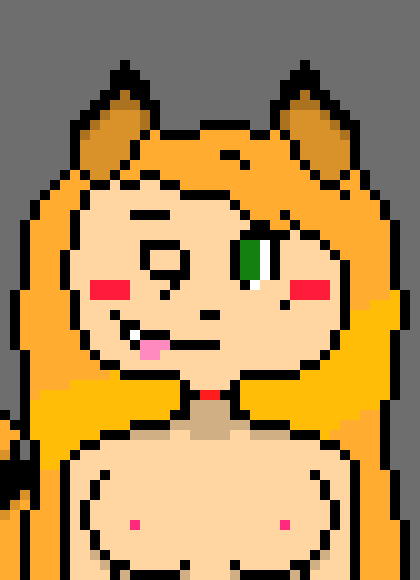 [405e37] Eve Foxx: Touch more, Grab more, Tug more, and make me feel some pain~ Pain is...Heh...*she would lick her lips and snicker* I love it~