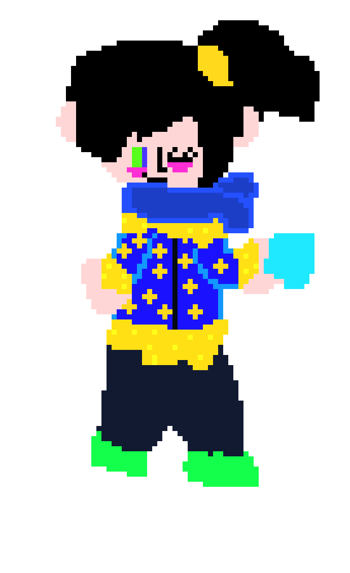 [904ba9] ... puts her hands in pocket and stop floating hopes up top tree sits by p