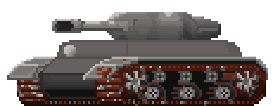 [9664c4] Battle tank idling and ready for battle!