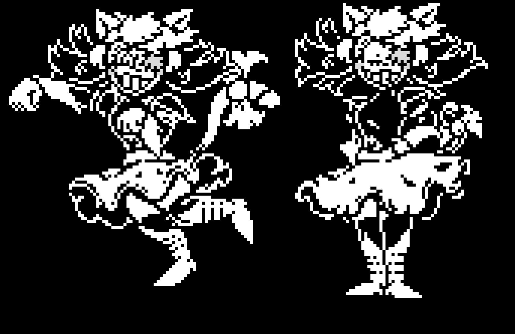 [4f0a9e] Undertale Unhinged Maniacal Mew Mew's only two sprites
