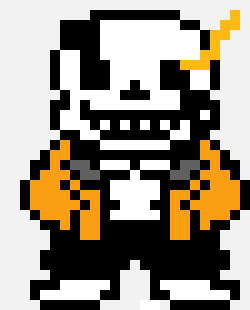 [dd8f05] UnderTale - Sans sprite sheet(isaac)