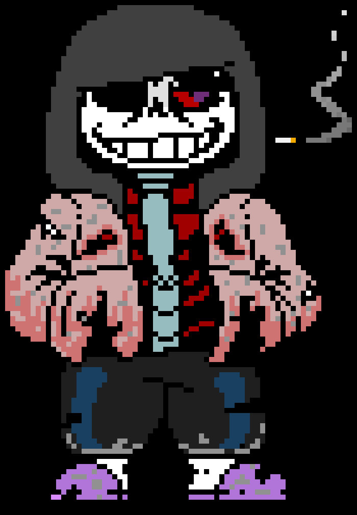 [96c78c] *Watches the retarded fight between the lame sanses*