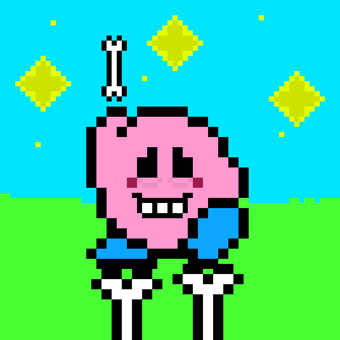 [9664c4] Kirby, Sans power up 8-bit