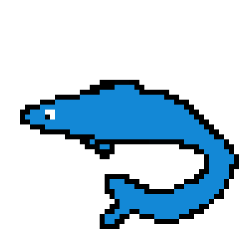 [dea575] whale pixel