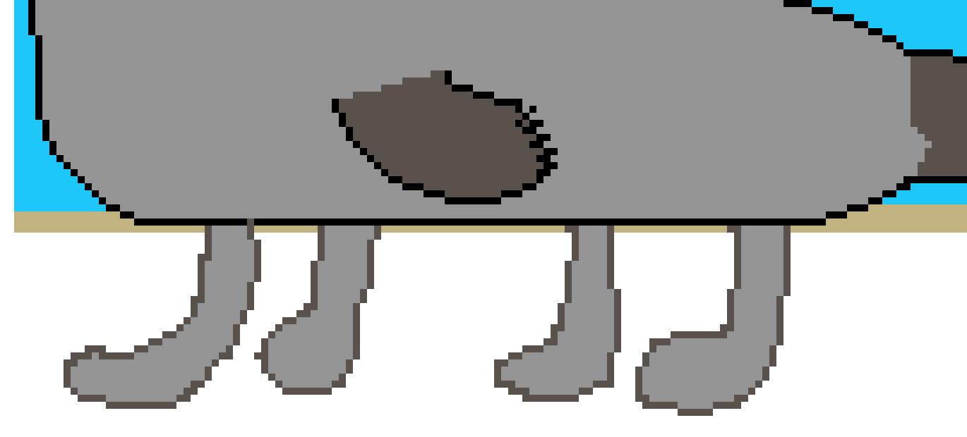 [96c78c] I have legs, they're just hidden under the sand.