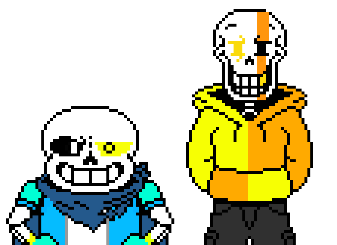 [a82578]  RUL! UnderSwap Sans and Papyrus. (re-universe Lightning)!