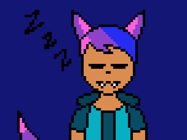 [4fbda4] lays down near beelina then falls asleep...*-Evan