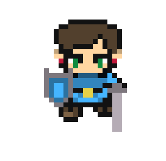 [9664c4] Player 1 sword walk R