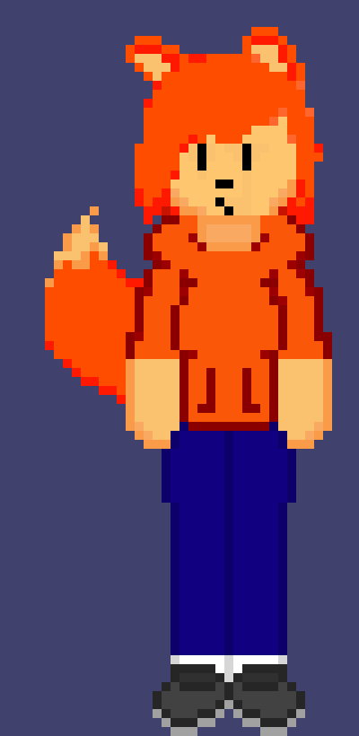 [d8d976] *Plays her guitar nearby Grim* ...eh... -Foxlya