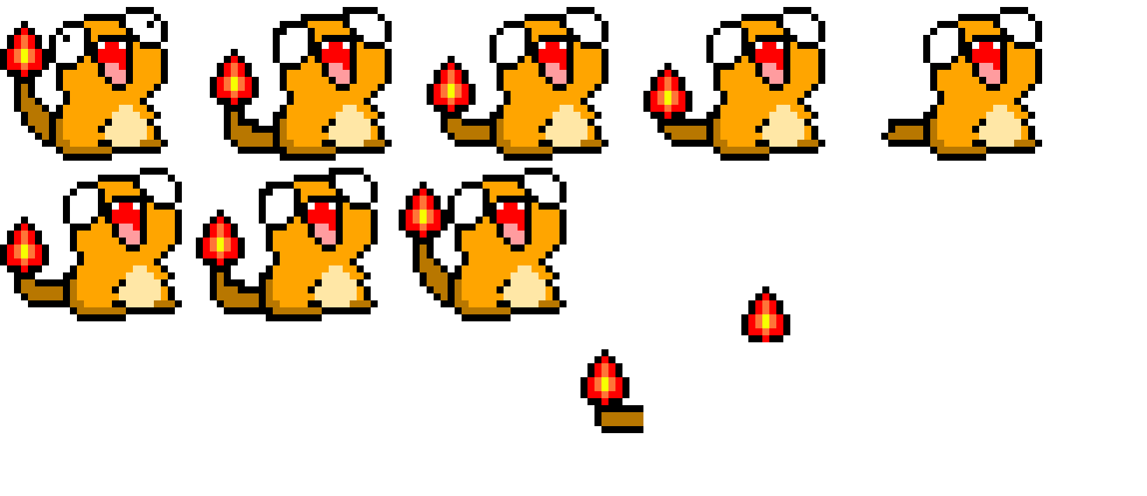 [5e6f03] ALOHA SHINY CHARMANDER...2.5 