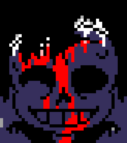 [7ce906] *(Everything goes black, like a void.) -HorrorTale Sans