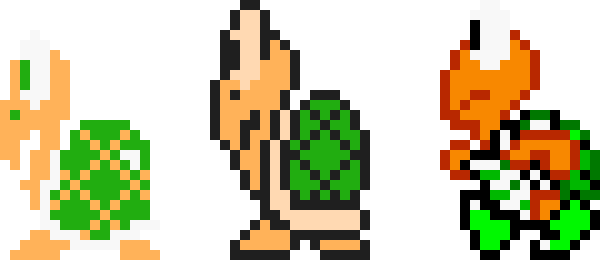 [98f4db] Green Koopa Troopas