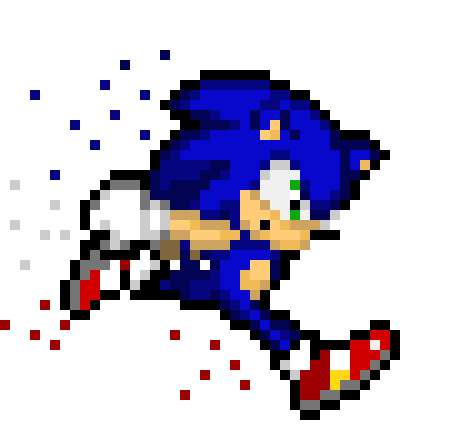 [d376cd] My Own sonic running sprite :)