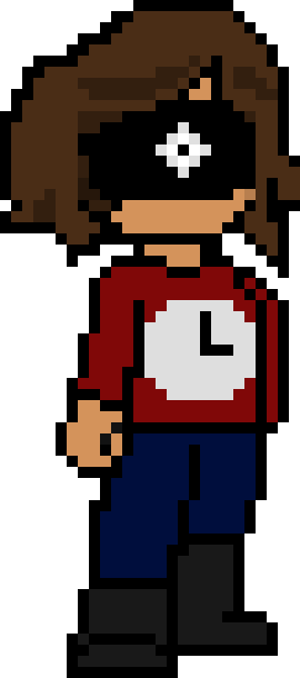 [280a04] Hey look. us "monsters" got to stick together... if it makes you happy i could get my buddy to protect you, if you'd like. Just... dont show that you're scared of him {Clockwire}