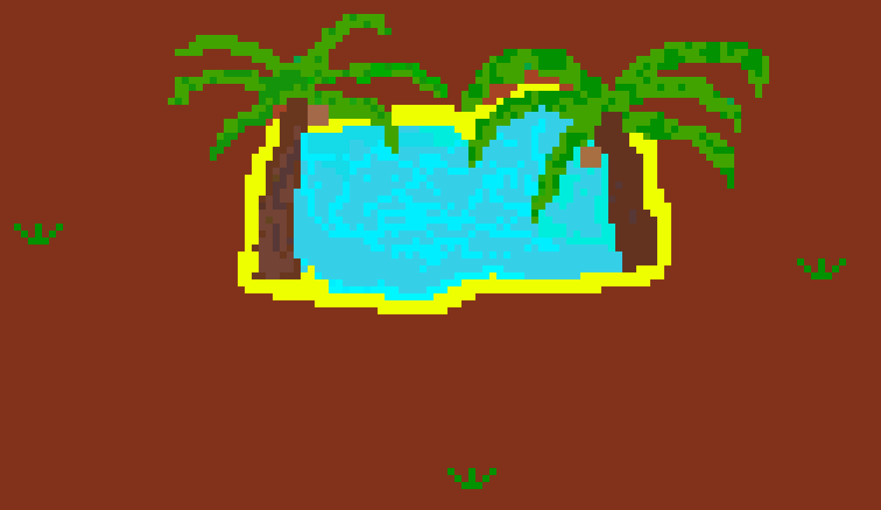 [8395ef] Palm tree Oasis