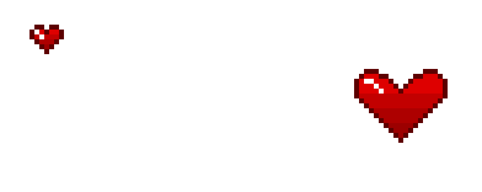 [9664c4] pixel hearts