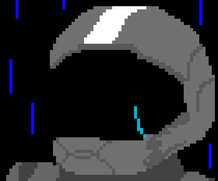 [7456f1] *non-existant geno breaks his helmet nearly completely