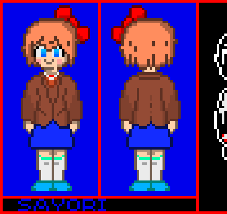 [50e6fa] SAYORI SPRITES!!!