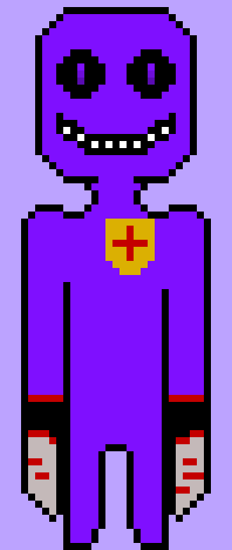 [a228fa] *It stands up and gears whirr* ROBOBUDDY-2000 THE MEDICAL ASSISTANT. ON. ACTIVATING SUBROUTIN- *It cuts off as the eyes ignite in a bright purple glow*