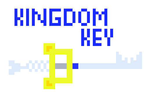 [9664c4] Keyblade pixel art: Kingdom Key