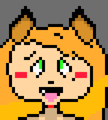 [405e37] Eve Foxx: *After some time she would begin to pant and grunt a bit, her face flushing and becoming hot* I-I think i-im...H-Hah...*She would grip onto his tail and rub it*