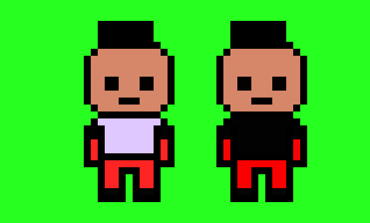 [9a5240] danganronpa pixel sprite base