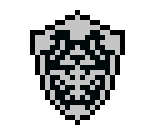 [9664c4]  Dark Link Hylian Shield Pixel Art