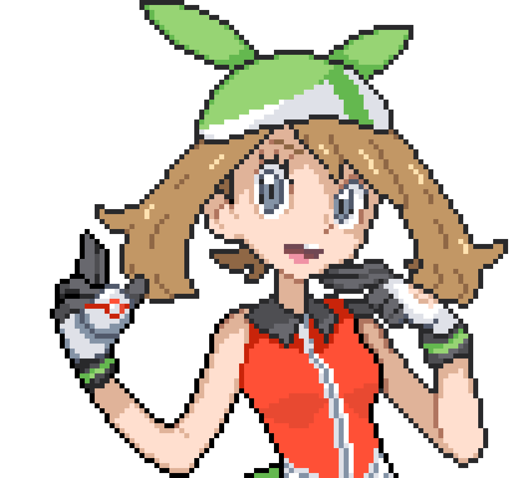 [8aa4ac] Done w/ (If she was in the games) Black and White (And B2/W2) May VS Sprite! (Made kinda by me, based on the oras sprite someone made)