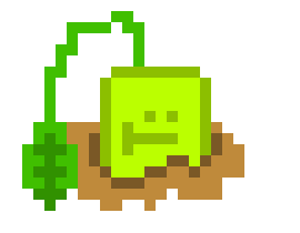 [293042] Hi green (Pixel art Challenge (PAC) : Make a Timberwolf-Striped Fox (not a real creature) )