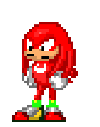 [280a04] *Watching the Master Emerald* {Classic Knuckles}