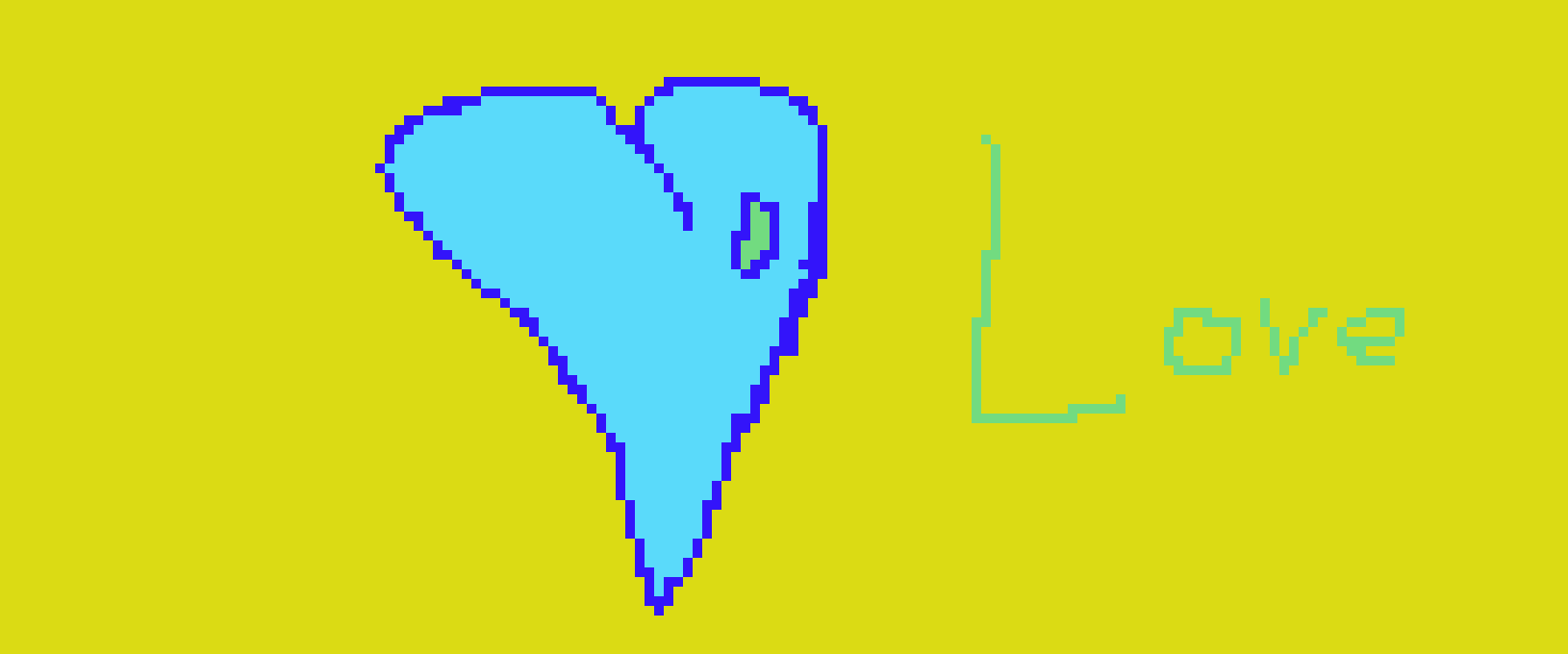 [9664c4] Love Blue/Teal