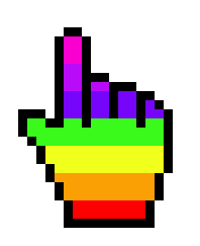 [3a9c37] Rainbow Cursor
