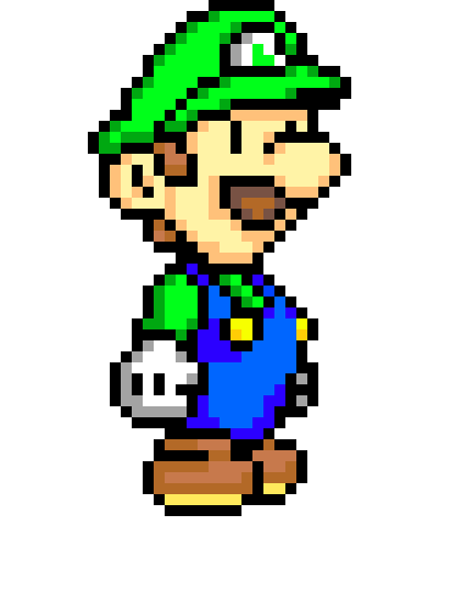 [9fa88c] *Paper luigi appears and jumps on jade's head*
