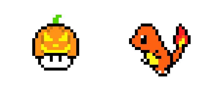 [fb49df] Mushroom & Charmander