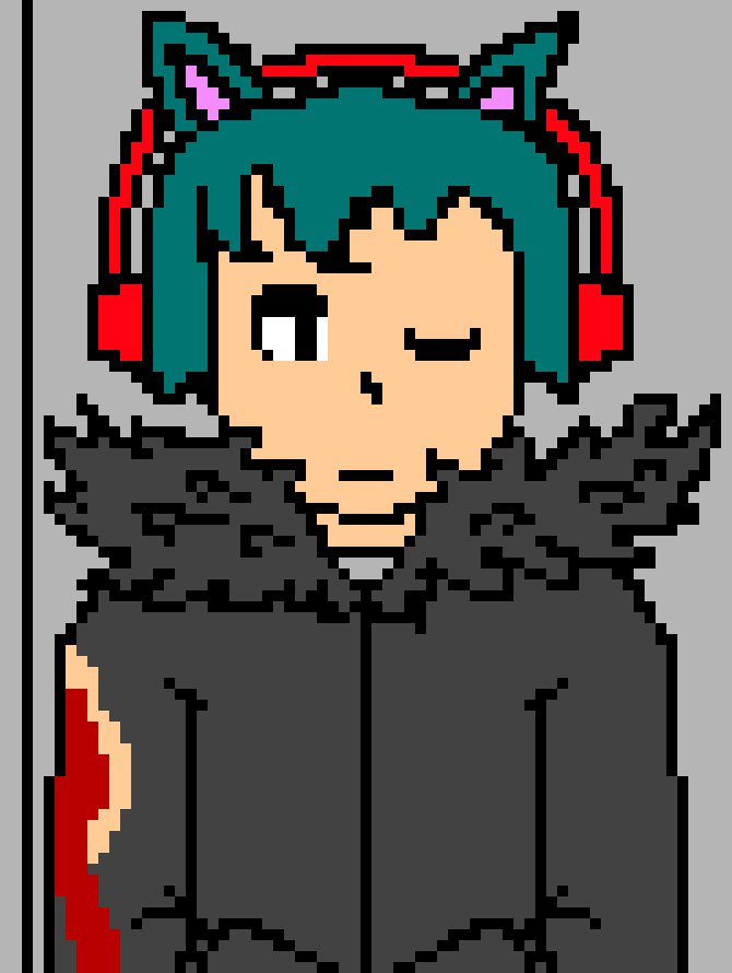 [390dcd] Baron, the obvious main anime character cause of the neko ears and the unnatural hair color