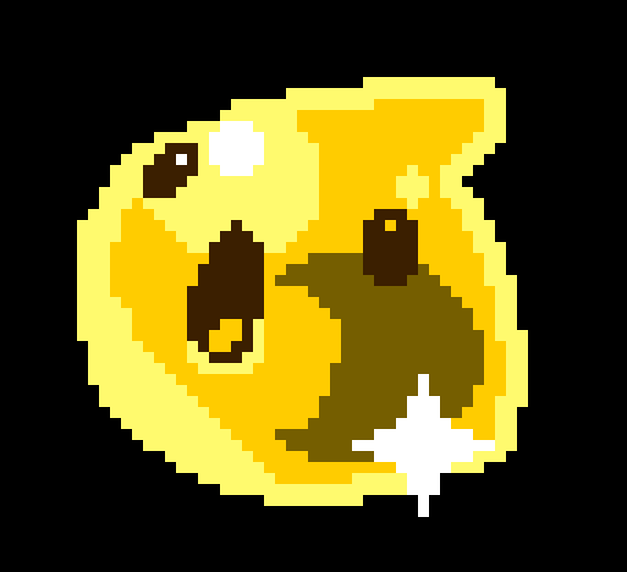 [6d74d1] OMG I FOUND THE GOLDEN SLIME!!! Yes, I made this back in 2019... -Foxlynn